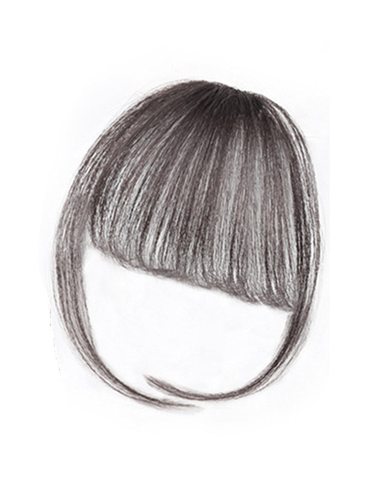 Human Hair Clip in Bangs