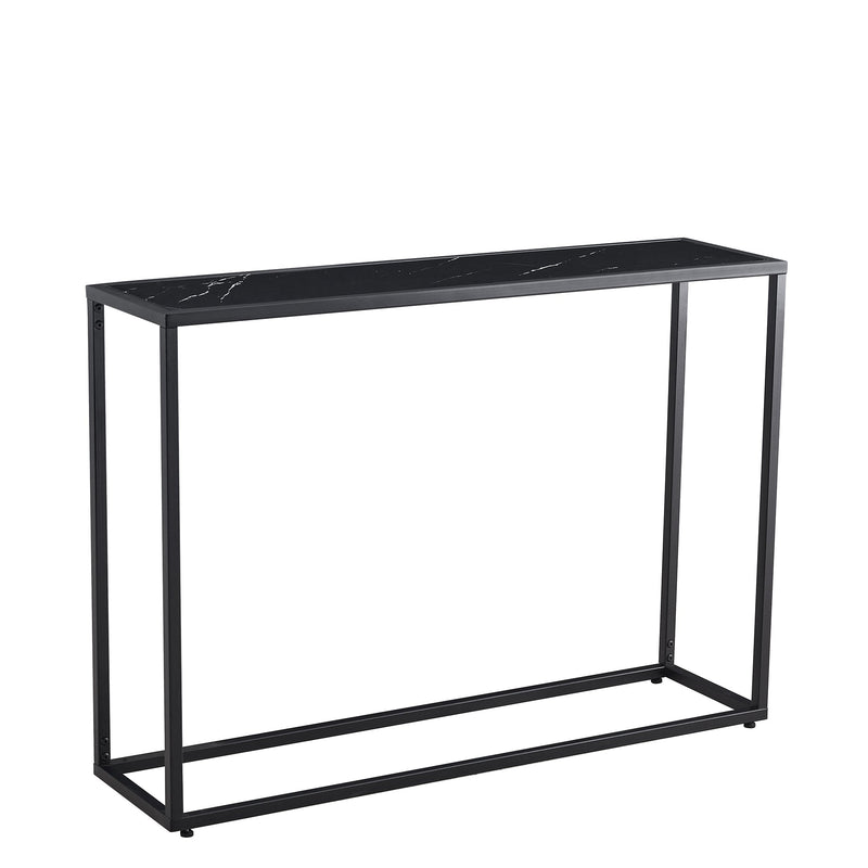 41" Metal Frame Console Table for Entryway, Sofa, Living Room, Dining Room, Bedroom