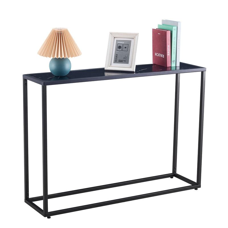 41" Metal Frame Console Table for Entryway, Sofa, Living Room, Dining Room, Bedroom