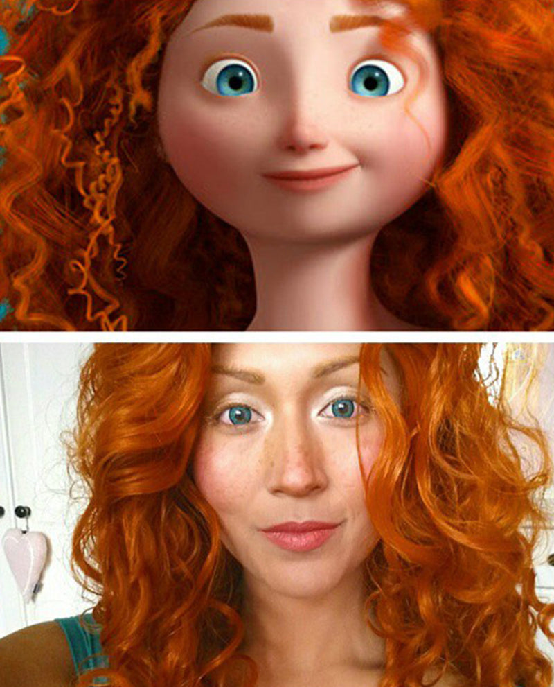 Merida Brave Princess Cosplay Wigs