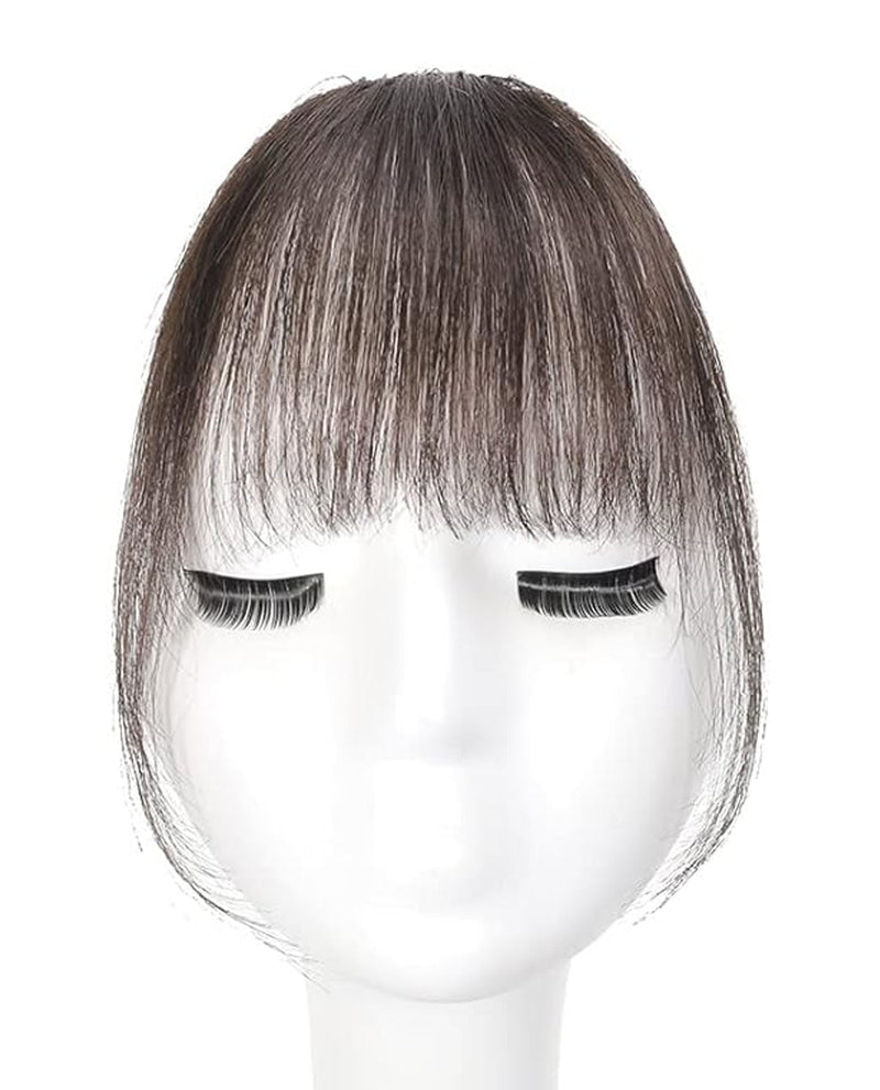 Human Hair Clip in Bangs